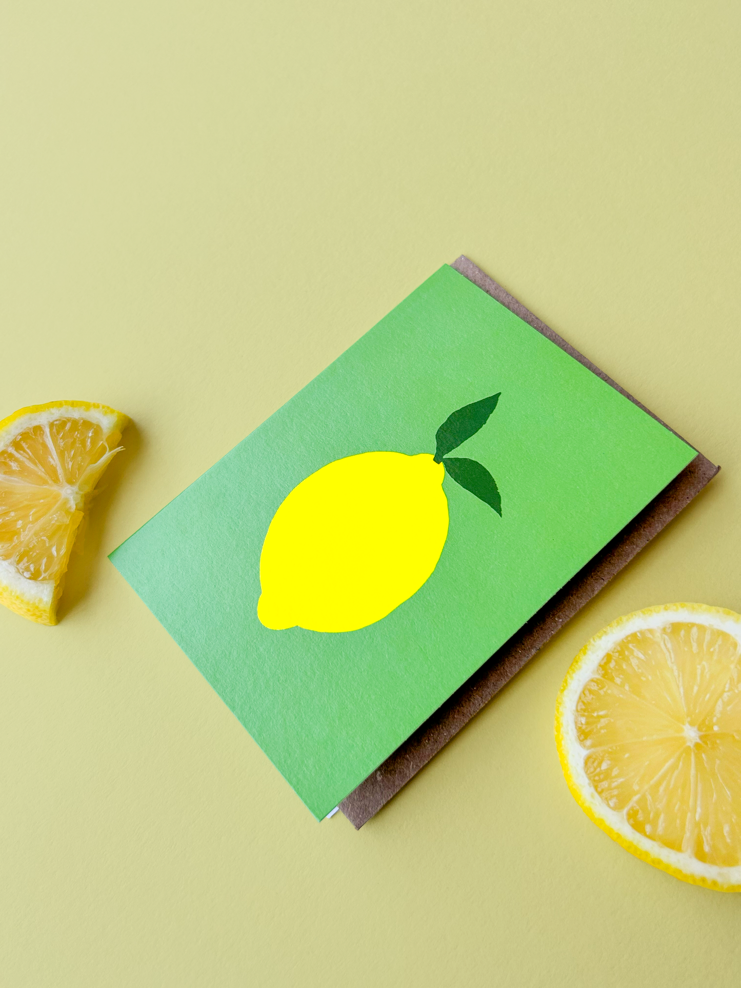 Lemon Mini Greeting Card