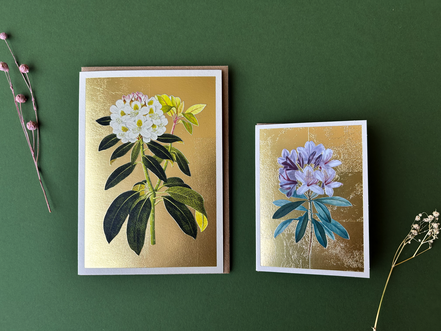 Rhodedendron Mini Greeting Card