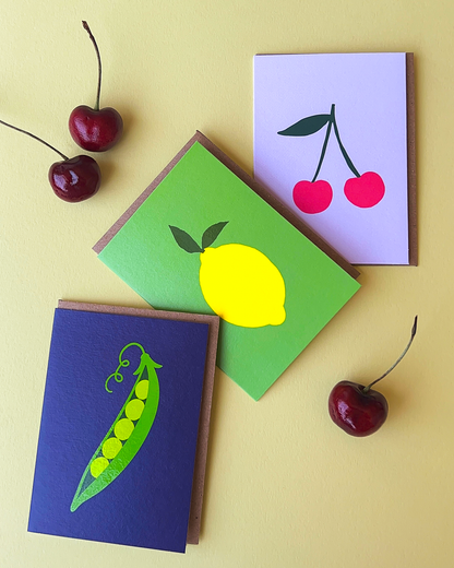Lemon Mini Greeting Card