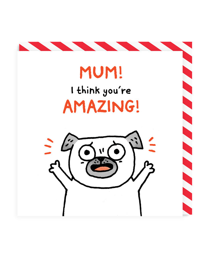 Mum I Think You're Amazing! Greeting Card
