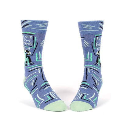 F*ck Off, I'm Gaming: Mens Crew Socks