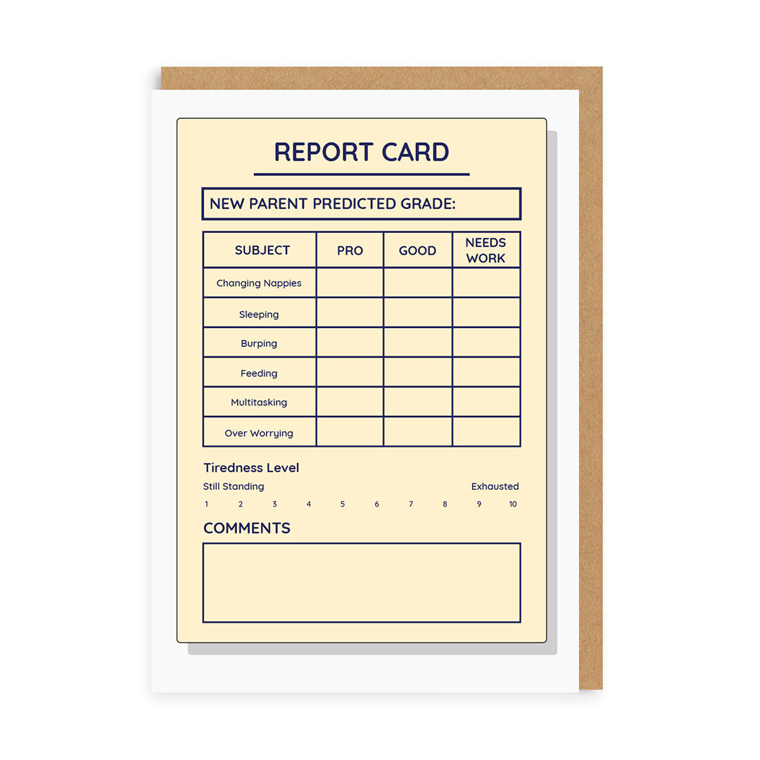 New Parent Report Card