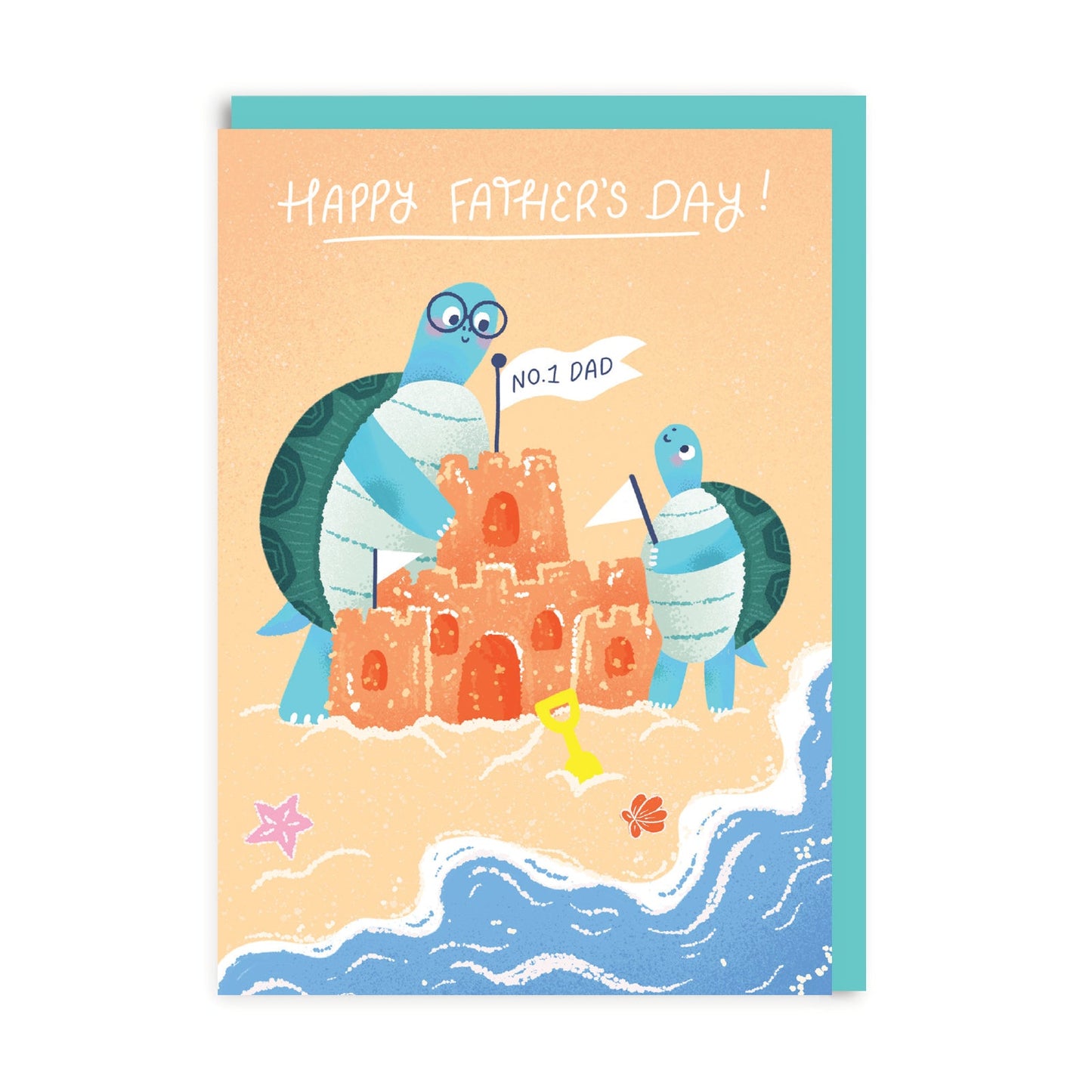 No.1 Dad Tortoise Greeting Card