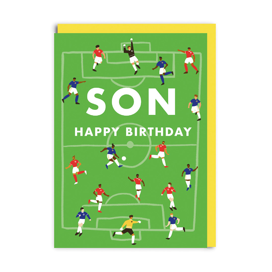 Son Football Birthday Card