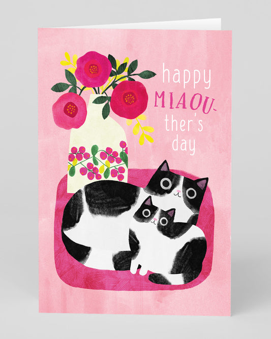 Personalised Happy Miaou-thers Day Cat Greeting Card