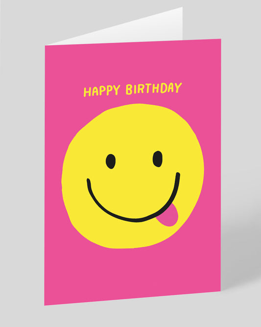 Personalised Tongues Out Birthday Card