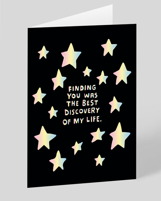 Personalised Best Discovery Greeting Card