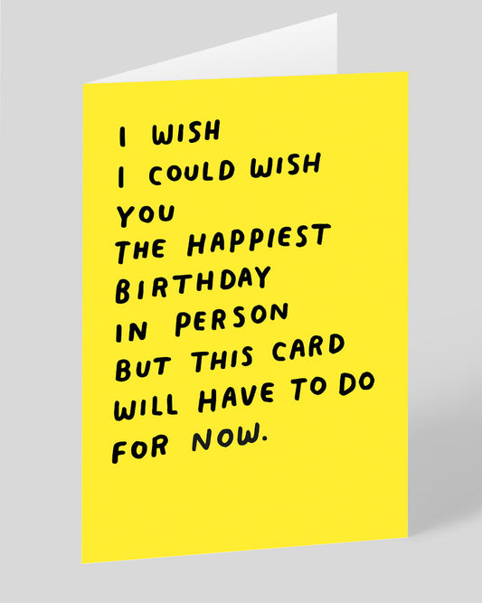 Personalised Happiest Birthday Card