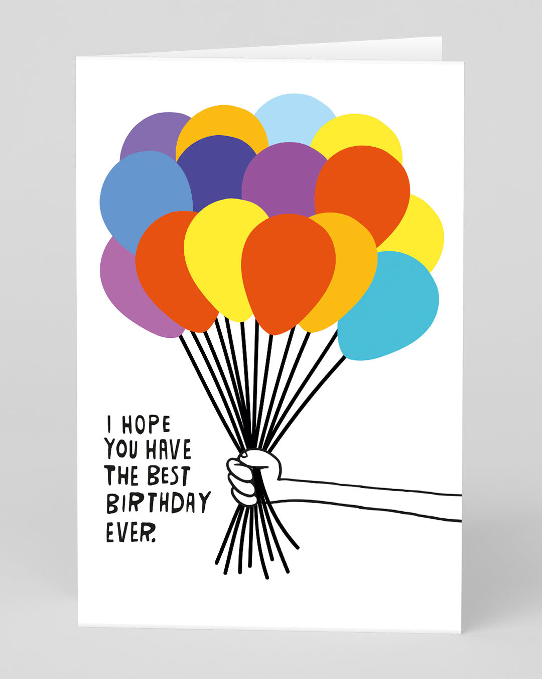 Personalised It's Your Birthday Balloon Birthday Card