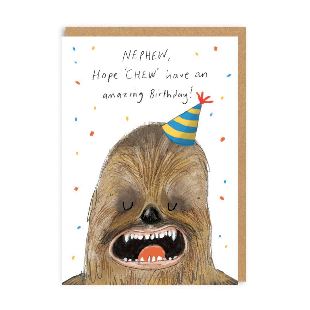 Nephew - Hope 'Chew' Have An Amazing Birthday Card | Ohh Deer