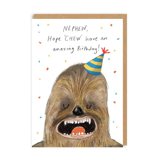 Nephew - Hope 'Chew' Have An Amazing Birthday Card