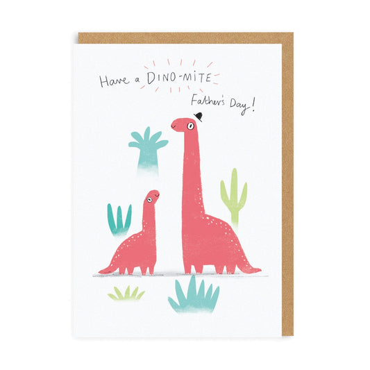 Dino-mite Father's Day Greeting Card
