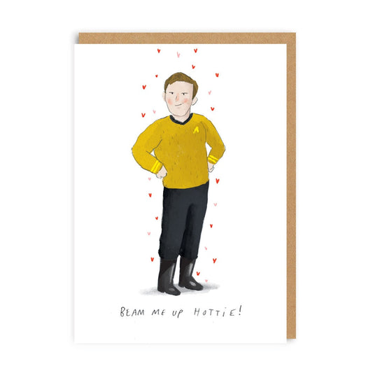 Beamie Up Hottie Greeting Card