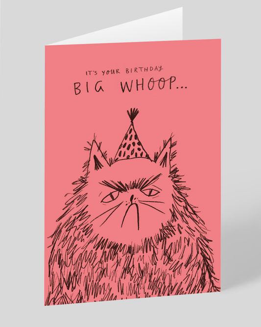 Personalised Big Whoop Birthday Card