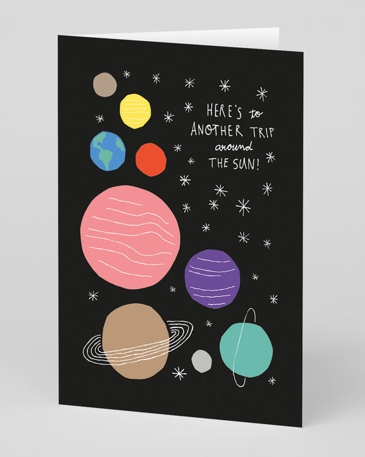 Personalised Another Trip Around the Sun Birthday Card