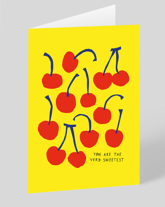 Personalised You're The Sweetest Cherries Greeting Card