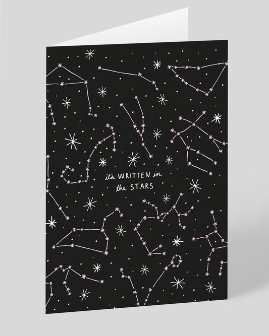Personalised In The Stars Greeting Card