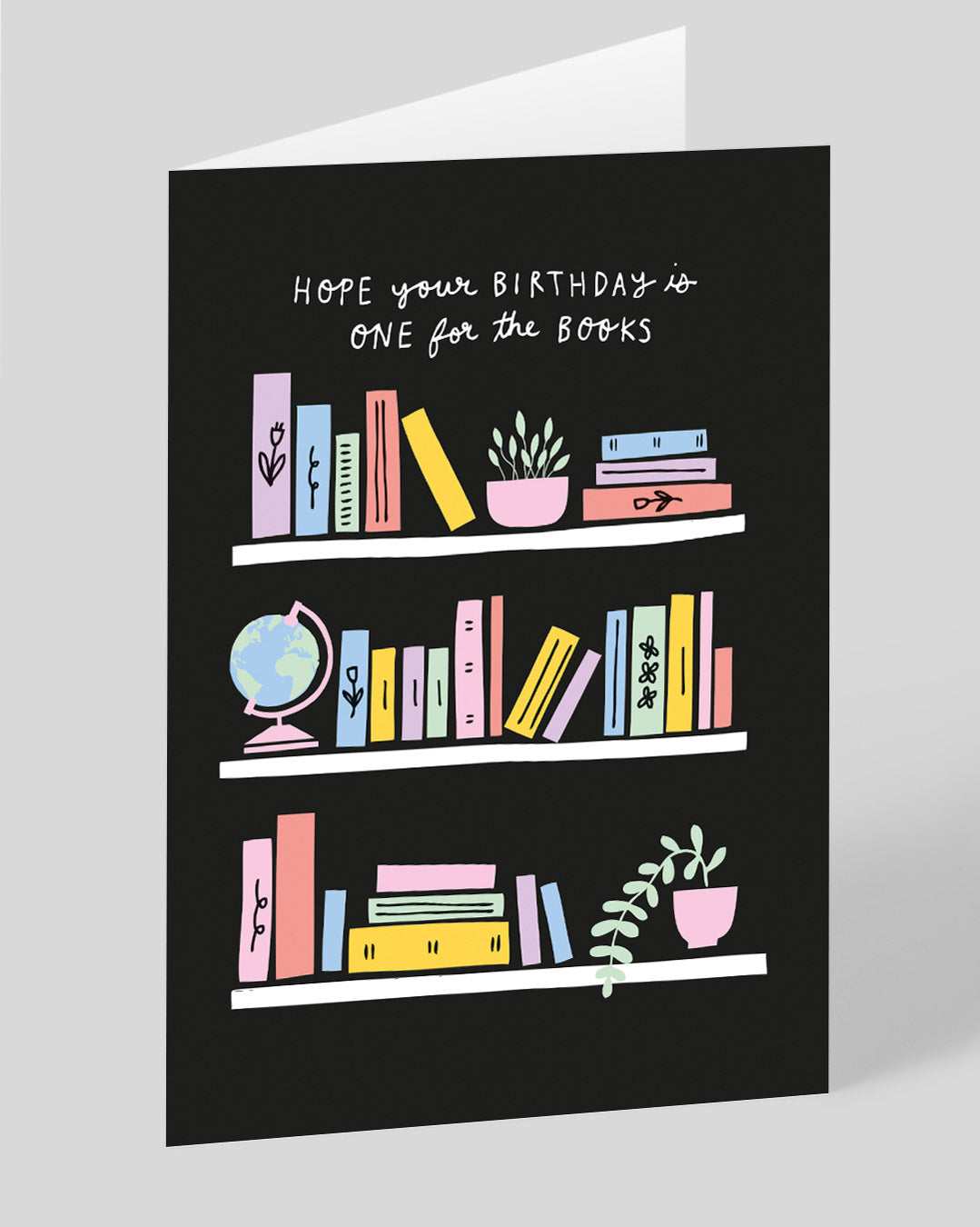 Personalised One For The Books Birthday Card