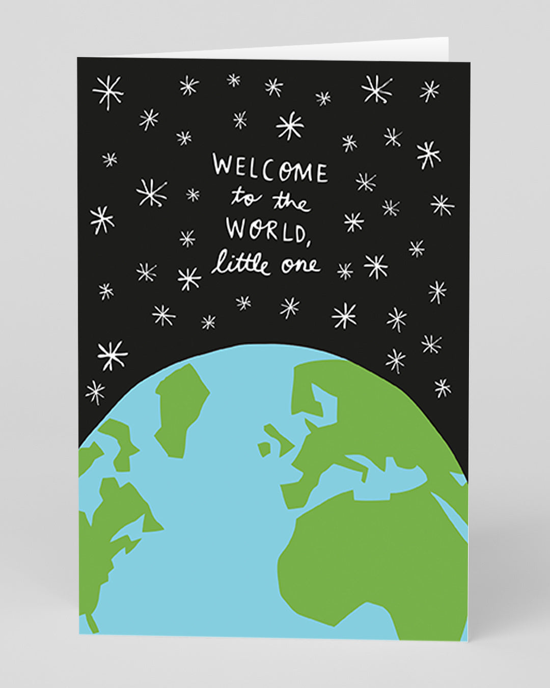 Personalised Welcome To The World New Baby Card