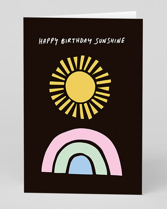 Personalised Happy Birthday Sunshine Card