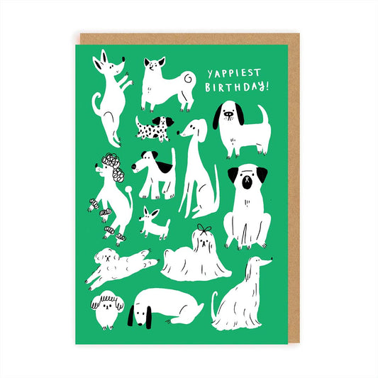 Yappy Birthday Dogs Card