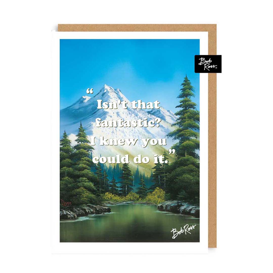 River Mountains Isn't it Fantastic Greeting Card