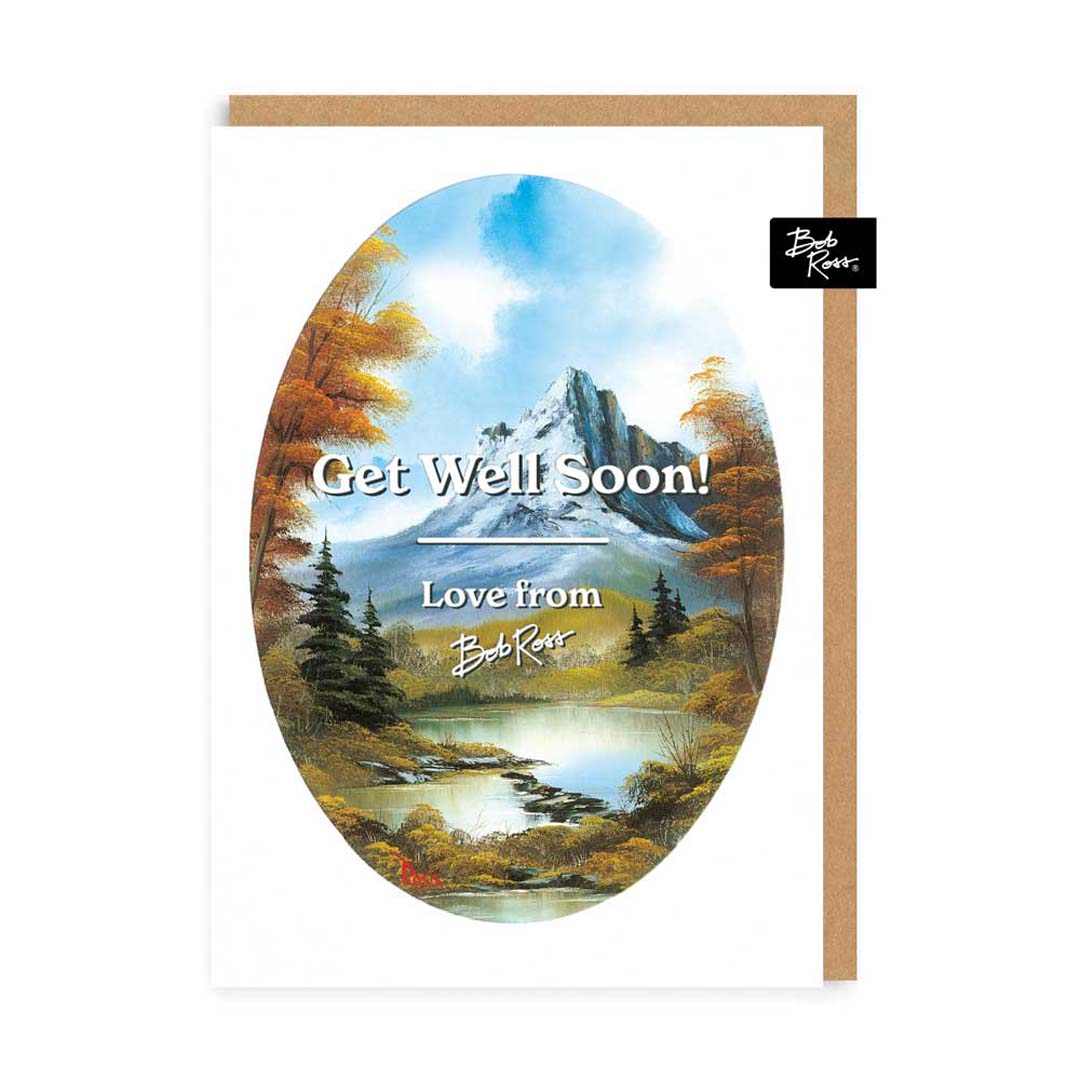 River Mountain Get Well Soon Greeting Card