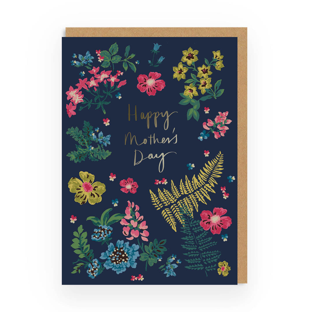 Happy Mother's Day Twilight Garden Greeting Card