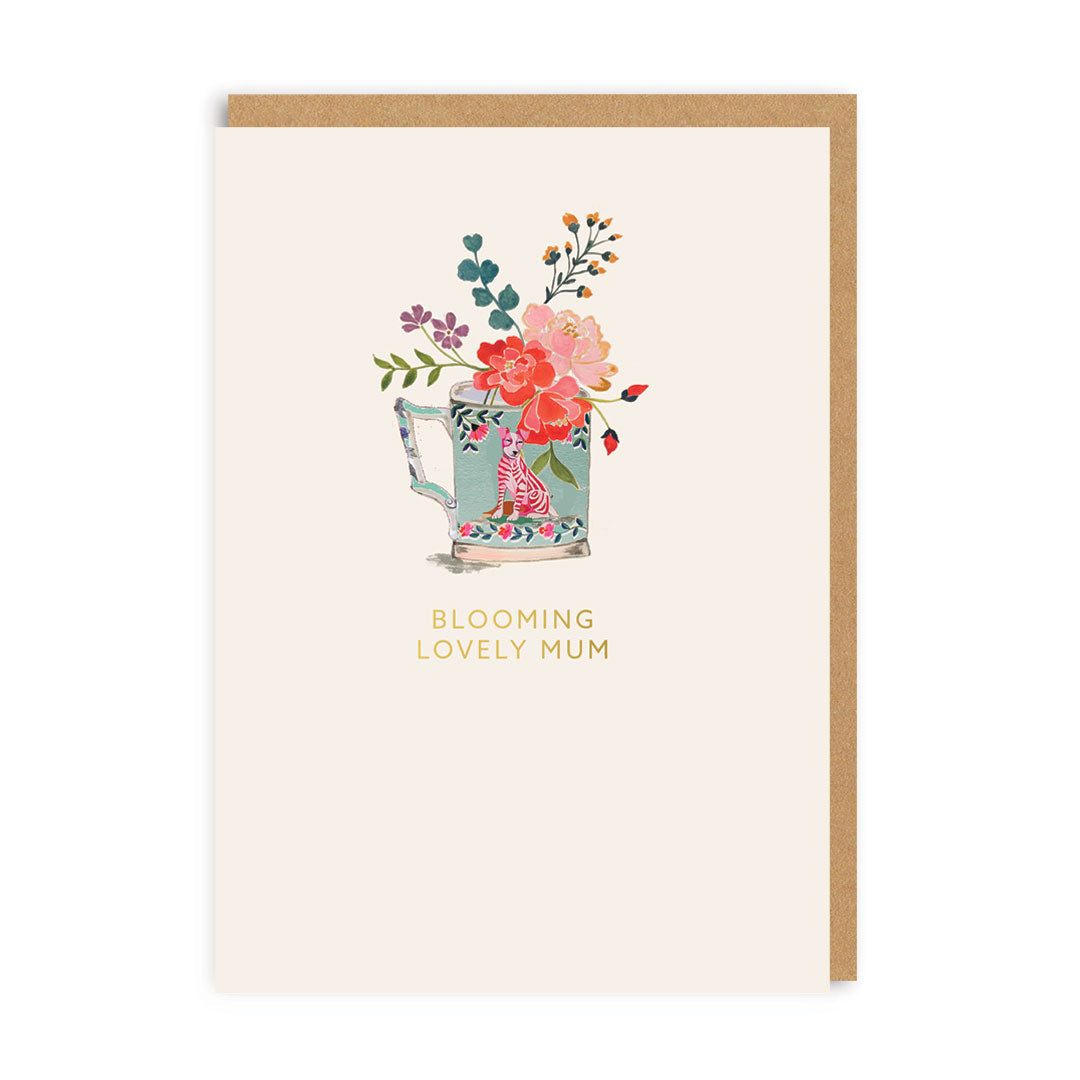 Blooming Lovely Mum Greeting Card