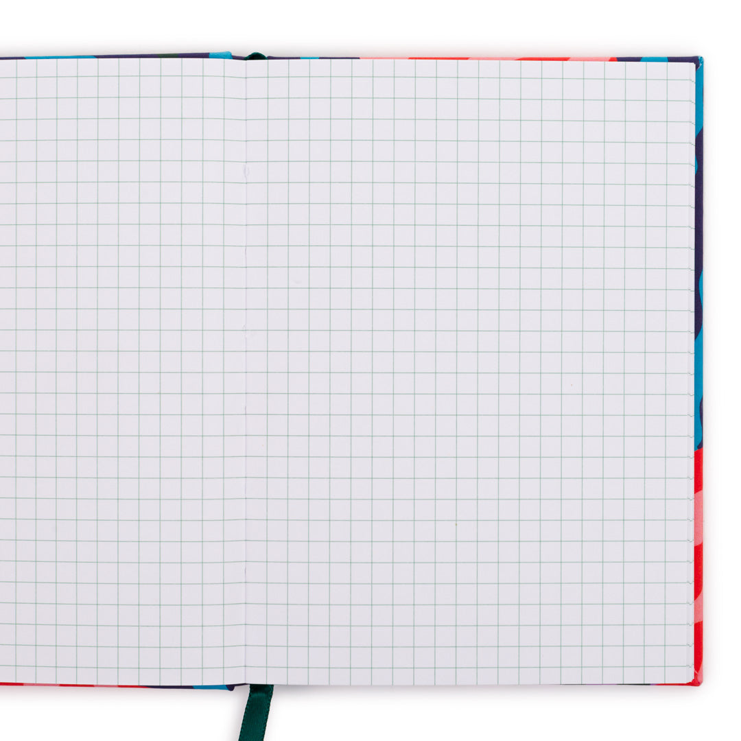 Colourful Wiggly Lines A6 Notebook