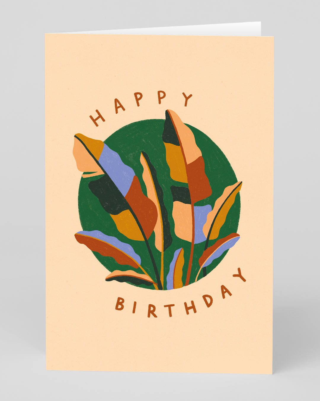 Personalised Leaf Happy Birthday Card