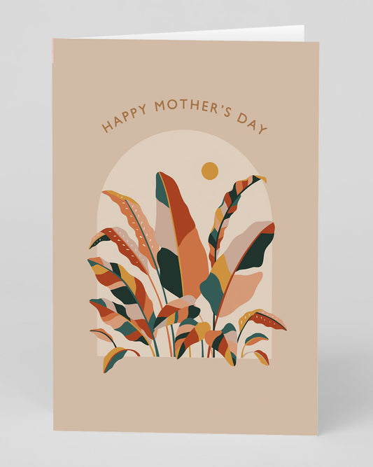 Personalised Mother's Day Leaves Greeting Card