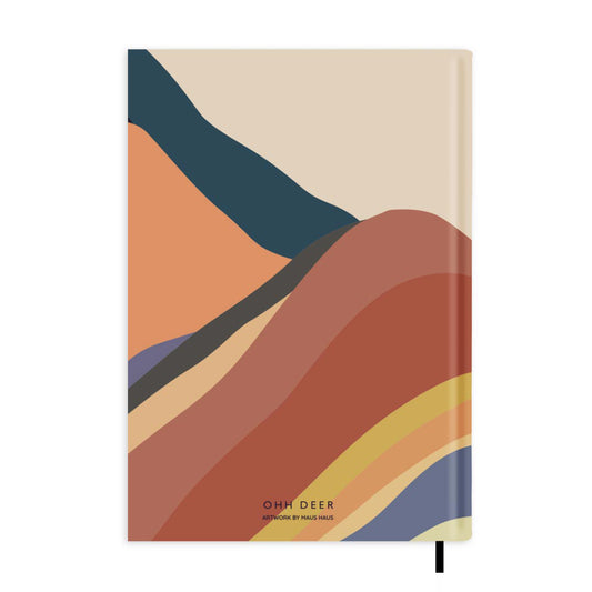 Mountain Range Personalised Notebook A5