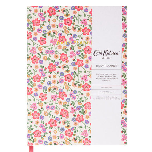 Autumn Ditsy Cream Floral Daily Planner