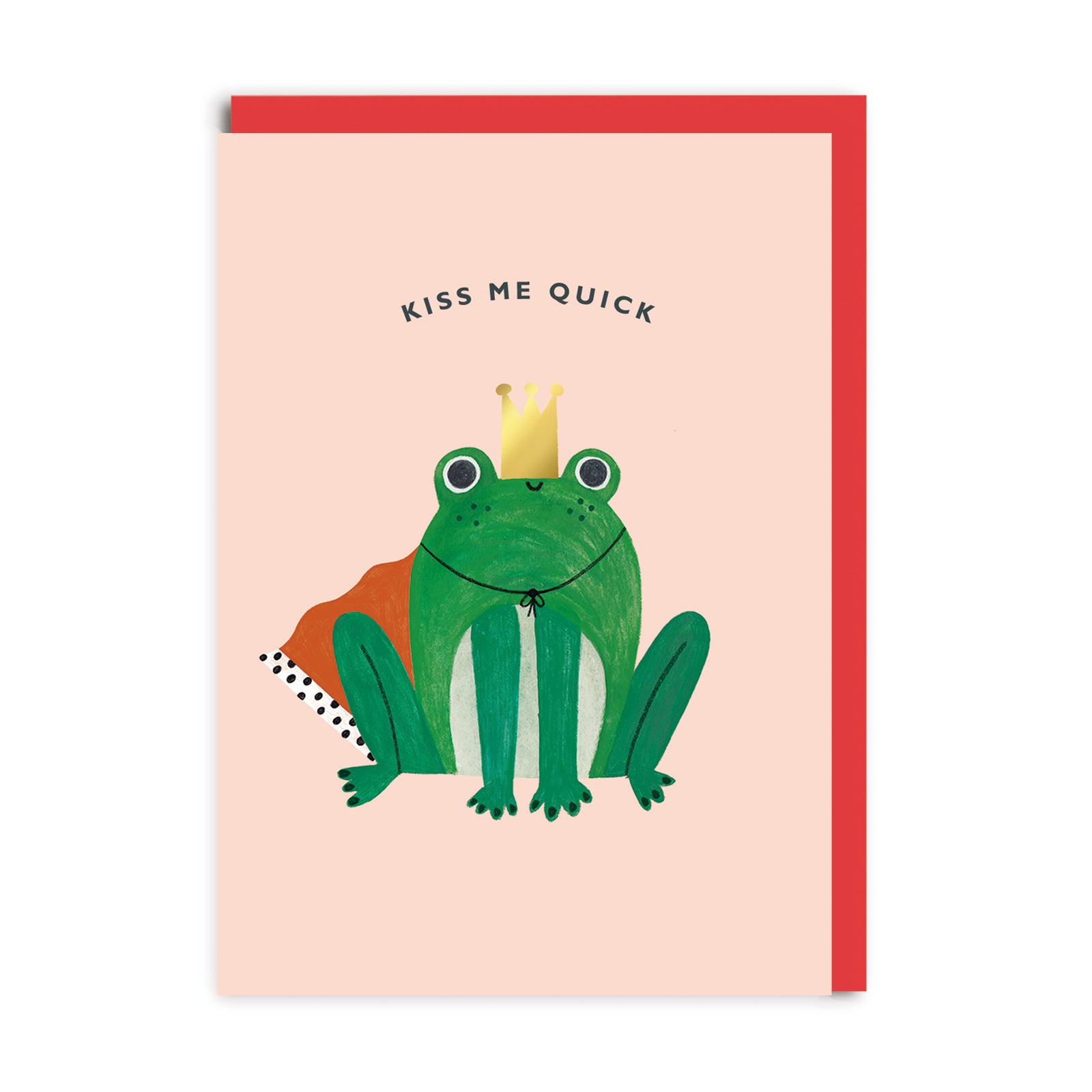 Kiss Me Quick Greeting Card