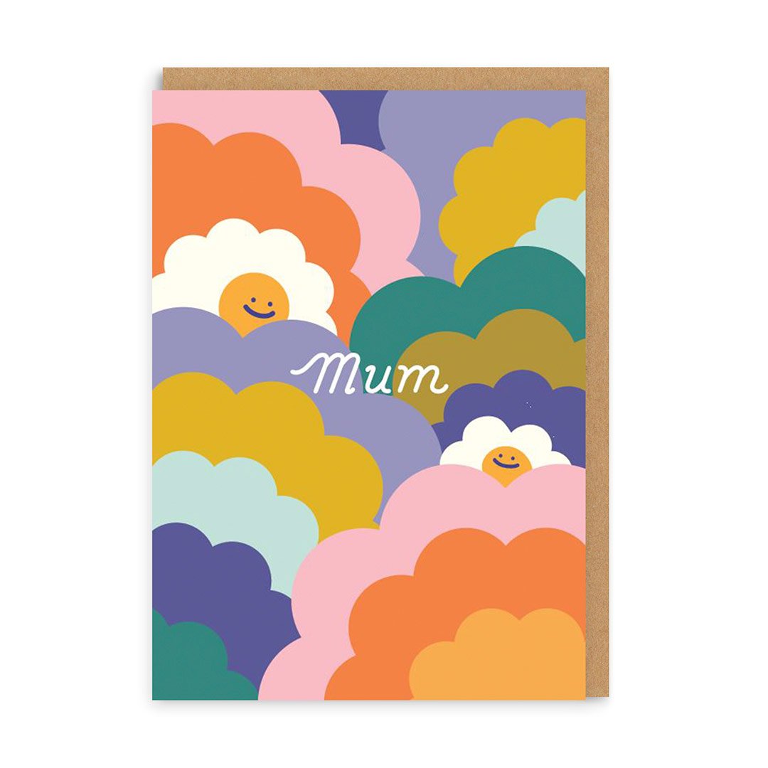 Mum Happy Rainbows Greeting Card