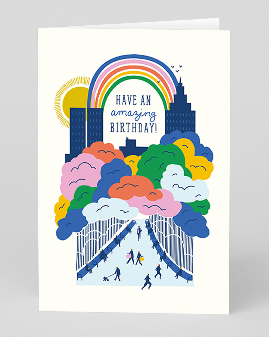 Personalised Have An Amazing Birthday City Greeting Card