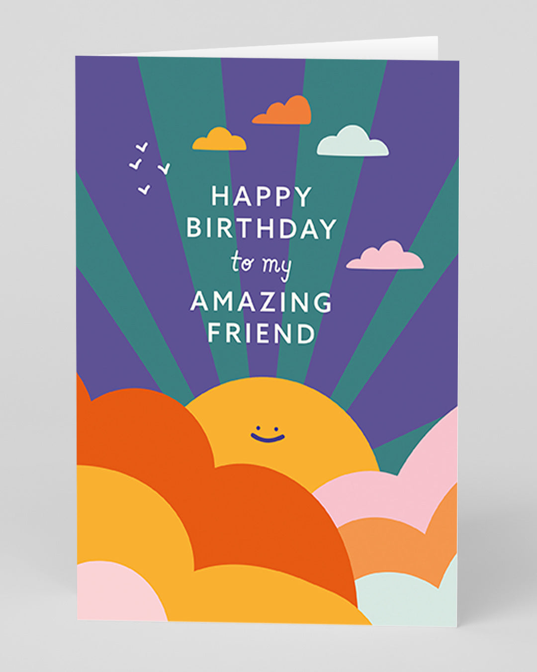 Personalised Amazing Friend Sunshine Birthday Card