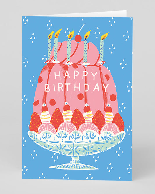 Personalised Trifle Cake Greeting Card