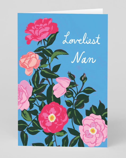 Climbing Roses Loveliest Nan Greeting Card