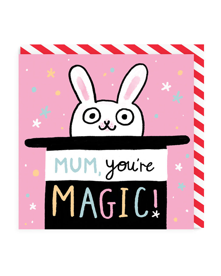 Mum You're Magic Square Greeting Card