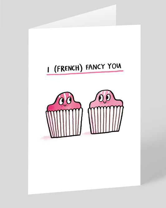 Personalised I French Fancy You Greeting Card