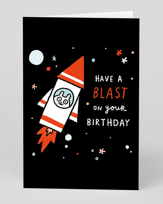 Personalised Have A Blast! Birthday Greeting Card