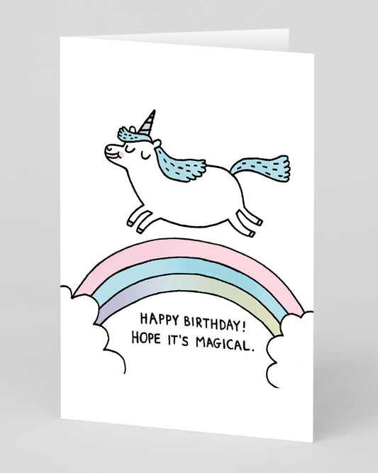 Gemma Correll Magical Unicorn Birthday Card