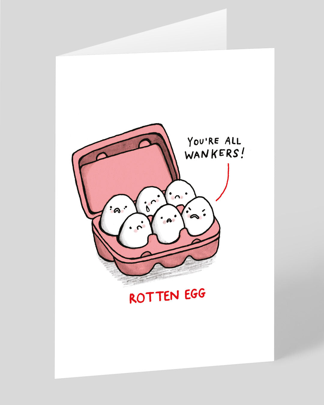 Personalised Rotten Egg Greeting Card