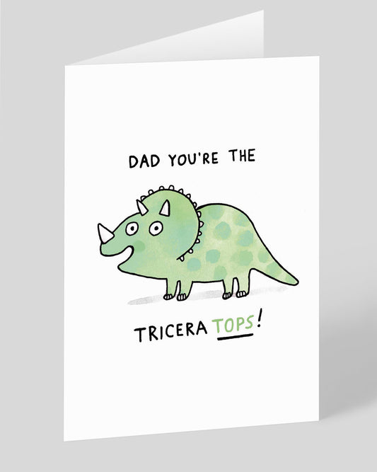 Personalised Dad You're The Triceratops Father's Day Card