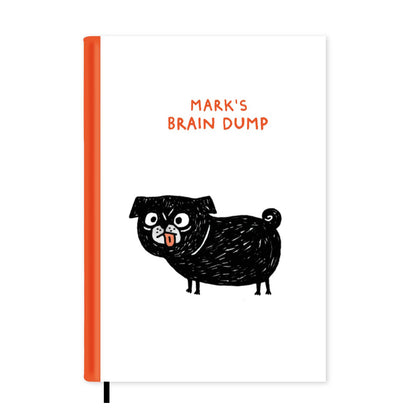 Brain Dump Personalised Notebook A5