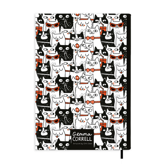 Cool Cats Personalised Notebook A5