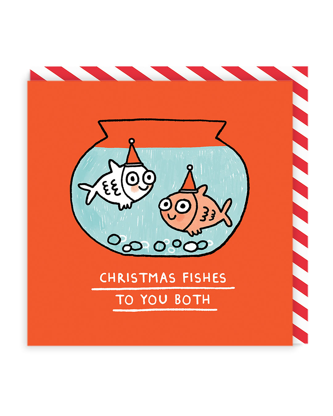 Christmas Fishes To You Both Christmas Card