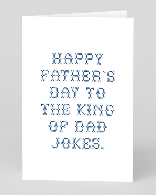 King of Dad Jokes Father's Day Card